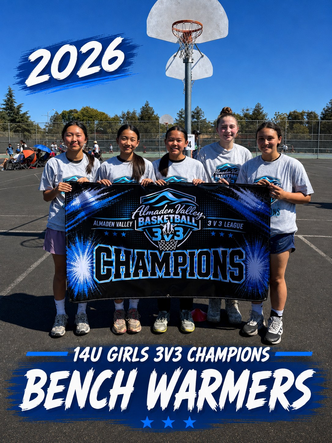Bench Warmers 14U Girls 2026 3v3 champions