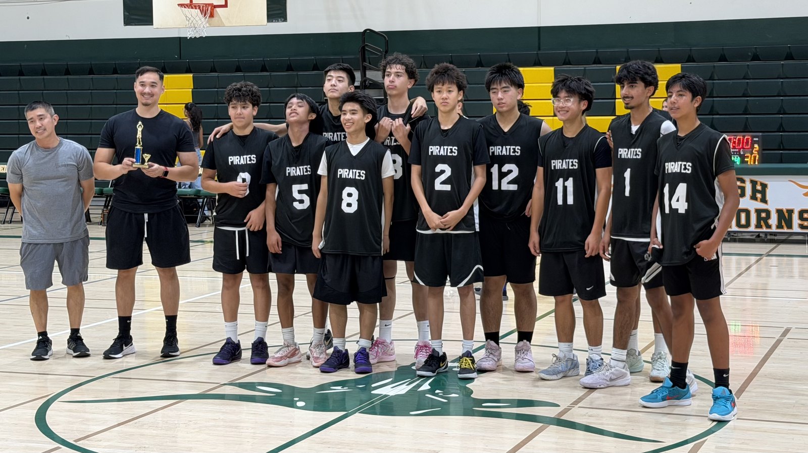 Piedmont Hills Pirates JV Boys 3rd place team